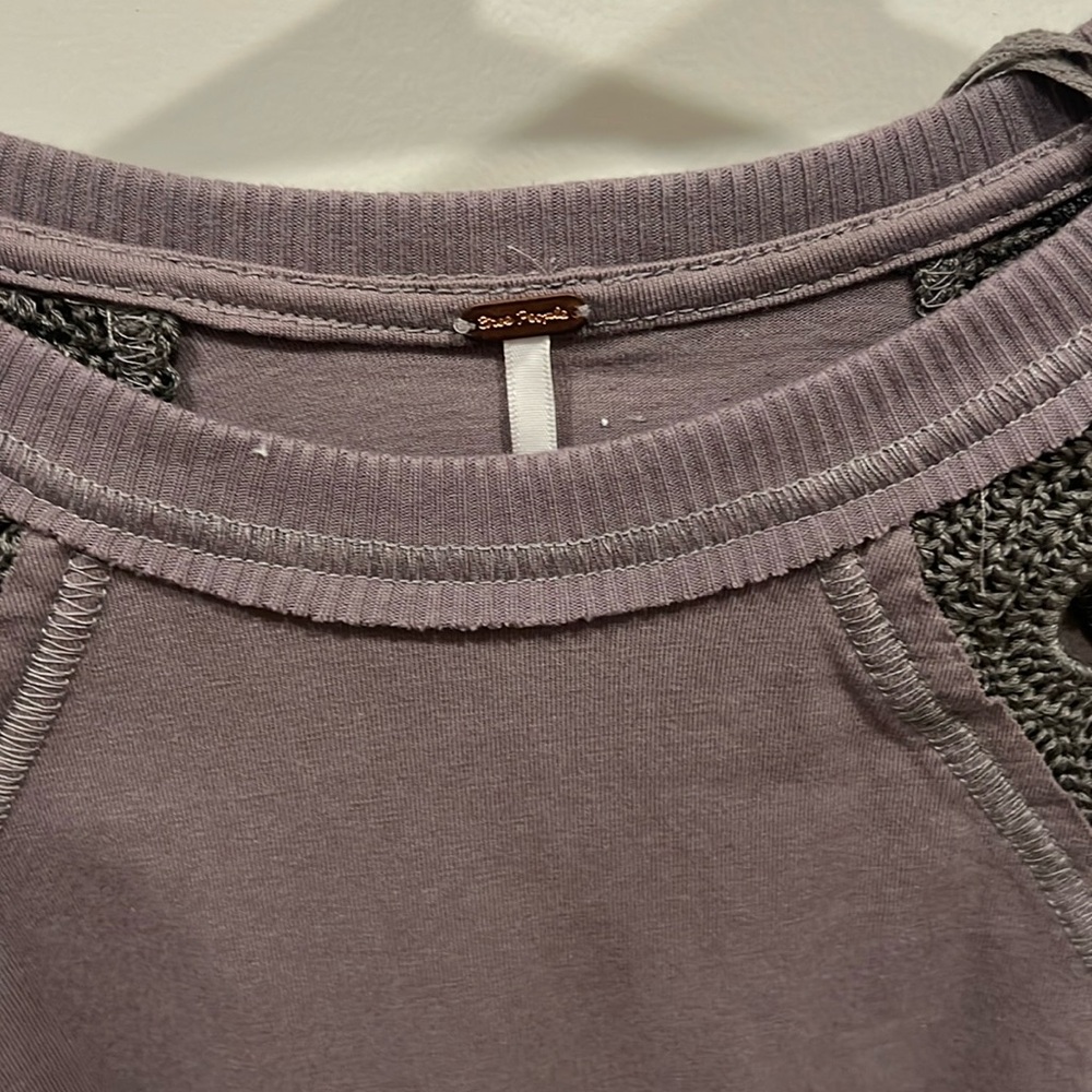 NWT! Free people top with grommet detailing